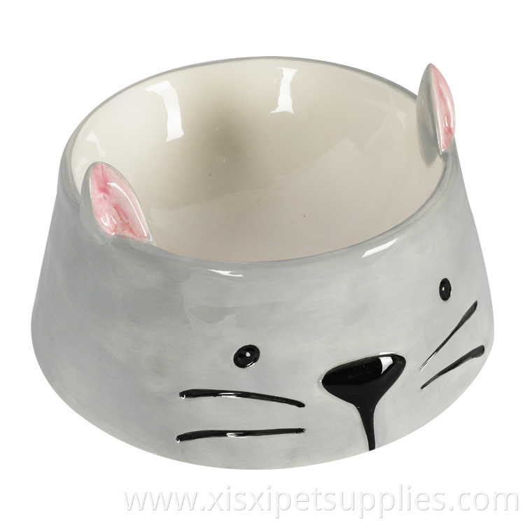 Newest Style Cheap Ceramic Pet Food and Water Bowls